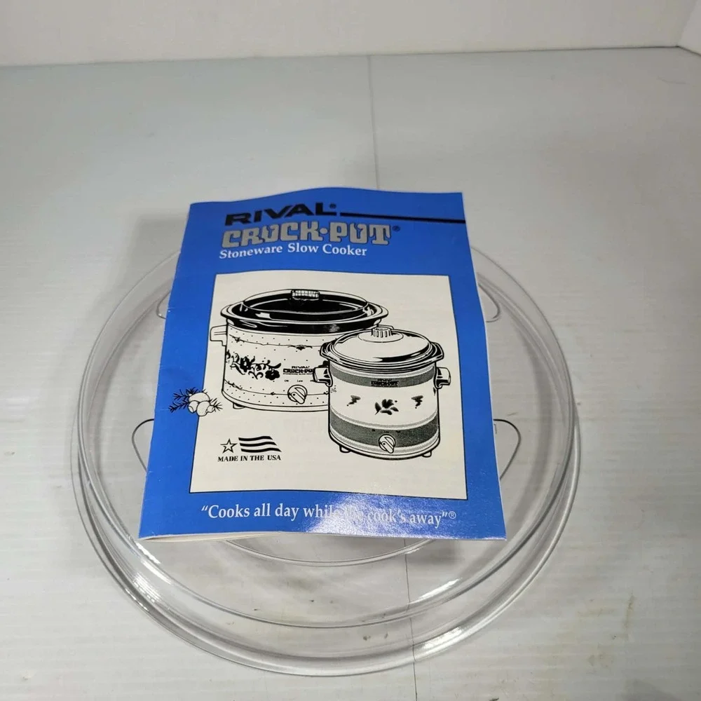 Rival Crock Pot 3154 3164 Original Replacement Plastic Lid  9 3/8